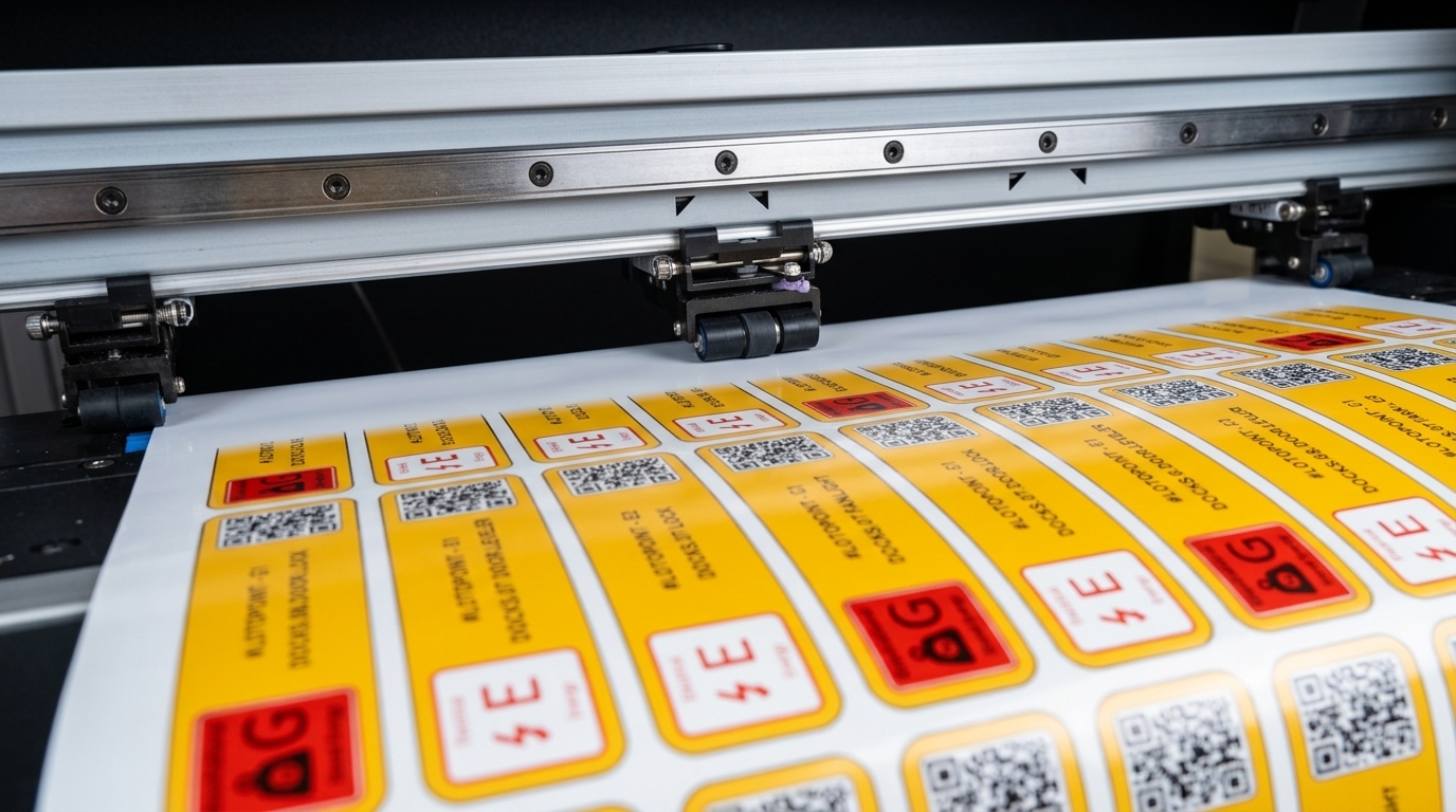 LOTO sticker printing